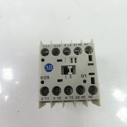 Allen-Bradley 100-K09*01 9A 3-Pole IEC Contactor 1NC Aux 24VDC Coil Ser A