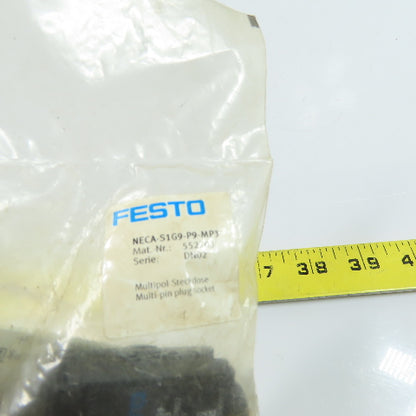 FESTO 552703 NECA-S1G9-P9-MP3 Multi-Pin Plug Socket 9-Pin Sub-D 24VDC