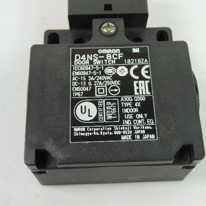 Omron D4NS-8CF Safety Door Interlock Switch 24VAC NEW