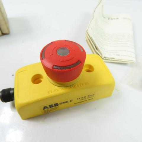 ABB 2TLA030050R0000 SMILE 11 EA Emergency Stop Puchbutton Switch NEW 24VDC