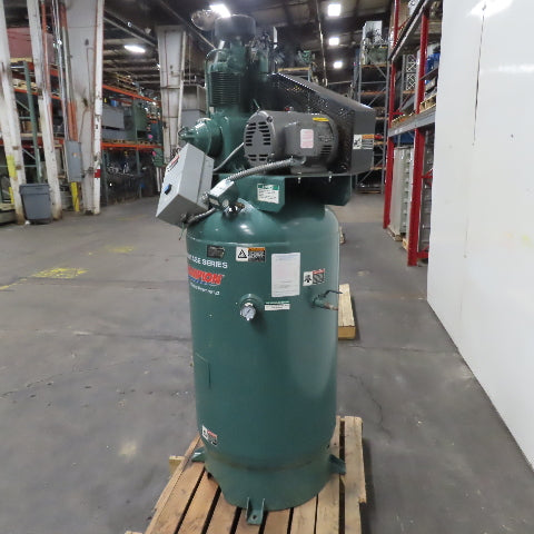 Champion CASRSA45 80 Gal 5HP Vertical Air Compressor 200V 3Ph Tested