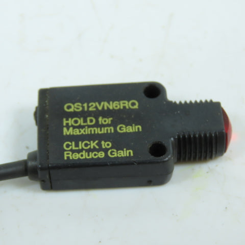 Banner QS12VN6RQ Opposed-Mode Photoelectric Sensor Receiver Pigtail QD