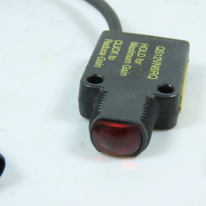 Banner QS12VN6RQ Opposed-Mode Photoelectric Sensor Receiver Pigtail QD
