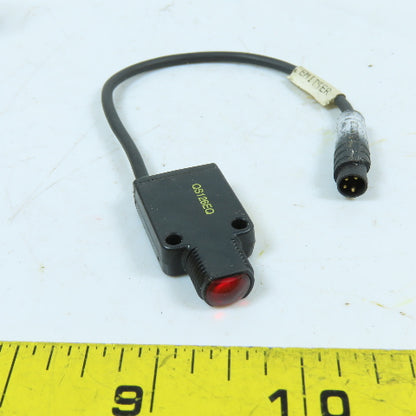Banner QS126EQ Photoelectric Emitter Sensor w/ M8 QD Cable
