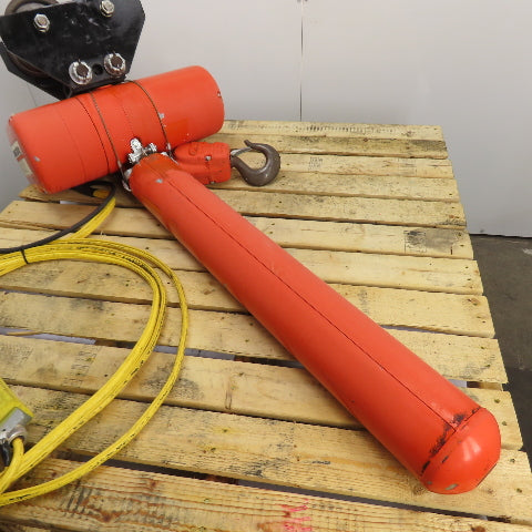 CM Lodestar Model RR2 2 Ton 4000LB Electric Chain Hoist 460V 3Ph 30' Lift