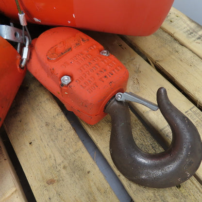 CM Lodestar Model RR2 2 Ton 4000LB Electric Chain Hoist 460V 3Ph 30' Lift