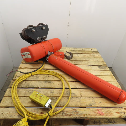 CM Lodestar Model RR2 2 Ton 4000LB Electric Chain Hoist 460V 3Ph 30' Lift