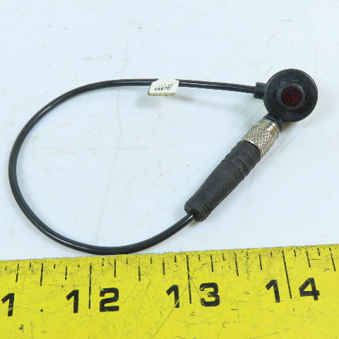 Banner T8RP6RQ Opposed Mode Photoelectric Sensor Receiver 10-30VDC PNP M8 QD