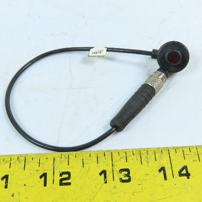 Banner T8RP6RQ Opposed Mode Photoelectric Sensor Receiver 10-30VDC PNP M8 QD