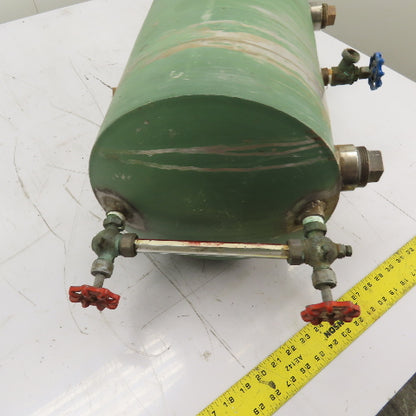 8 Gallon Stainless Steel Horizontal Compressed Air Receiver Storage Tank