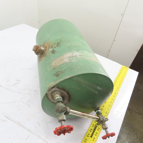 8 Gallon Stainless Steel Horizontal Compressed Air Receiver Storage Tank