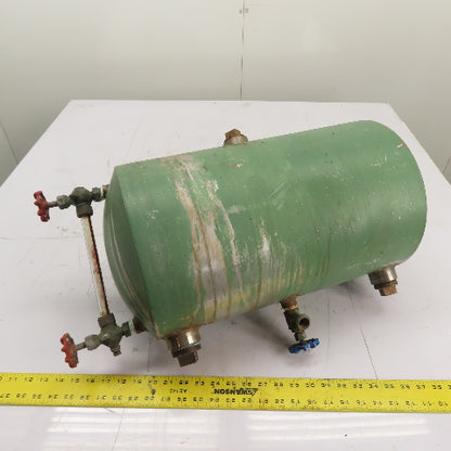 8 Gallon Stainless Steel Horizontal Compressed Air Receiver Storage Tank