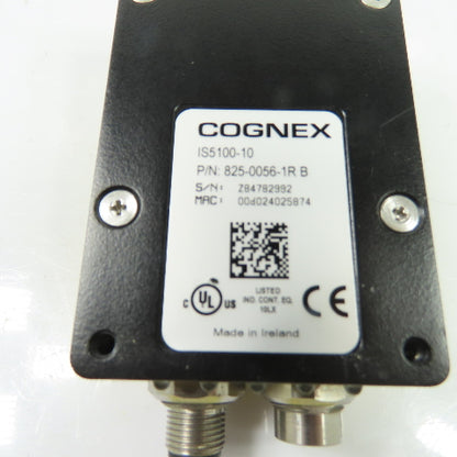 Cognex 825-0056-1R B IS5100-10 In Sight Machine Vision Camera Sensor 24VDC