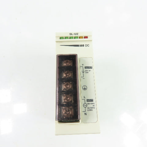 Keyence SL-U2 Power Supply Module 100-240VAC Input 24VDC 1.8A Output Class 2