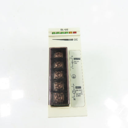 Keyence SL-U2 Power Supply Module 100-240VAC Input 24VDC 1.8A Output Class 2