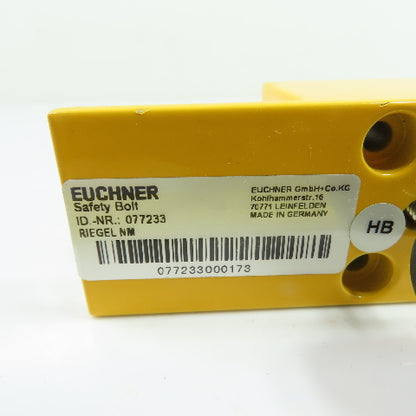 Euchner 077233 Safety Switch Safety Bolt NM Series