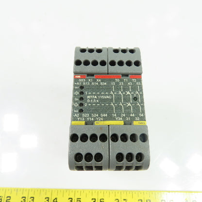 ABB RT7A 2TLA010028R2400 Safety Relay 115VAC 1.5s Time Delay