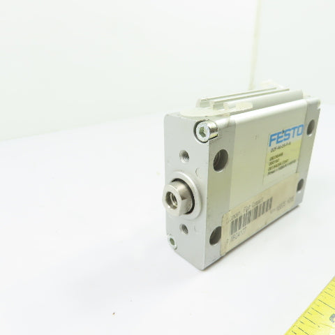 Festo 164054 DZF-40-25-P-A Flat Pneumatic Cylinder 40mm Bore 25mm Stroke