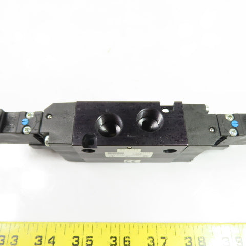 Parker B522BB553C 4-Way 2-Position Pneumatic Solenoid Valve 120VAC
