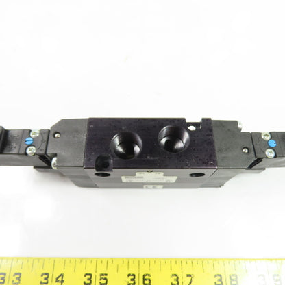 Parker B522BB553C 4-Way 2-Position Pneumatic Solenoid Valve 120VAC