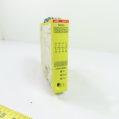 ABB 2TLA010050R0000 SSR10 3NO+1NC Safety Relay 24VDC