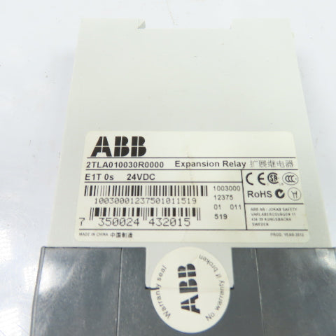 ABB 2TLA010030R0000 Safety Expansion Relay E1T 0S 24VDC