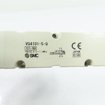 SMC VQ4101-5-Q 2-Position Single Solenoid Valve 0.2-1.0MPa