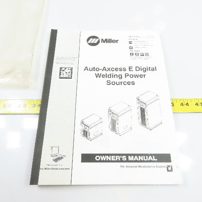 Miller OM-257675E Auto-Axcess E Digital Welding Power Source Owner's Manual