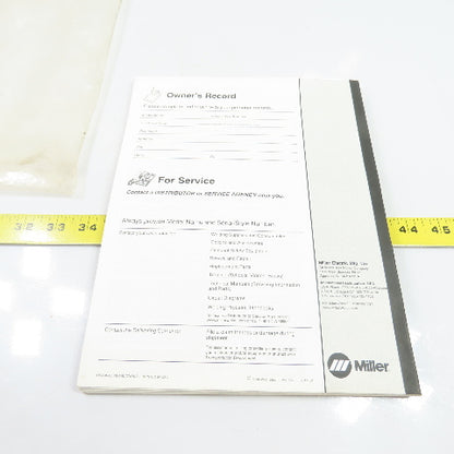 Miller OM-257675E Auto-Axcess E Digital Welding Power Source Owner's Manual