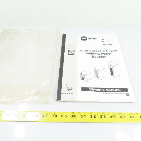 Miller OM-257675E Auto-Axcess E Digital Welding Power Source Owner's Manual