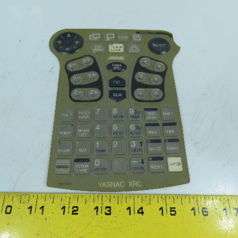 Yaskawa XKS-001E Yasnac XRC Robot Teach Pendant Keypad Membrane Overlay