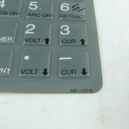 Yaskawa NK-001E Robot Teach Pendant Membrane Keypad Overlay