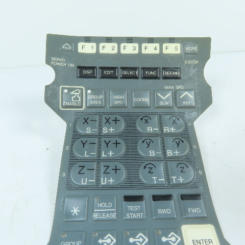 Yaskawa NK-001E Robot Teach Pendant Membrane Keypad Overlay