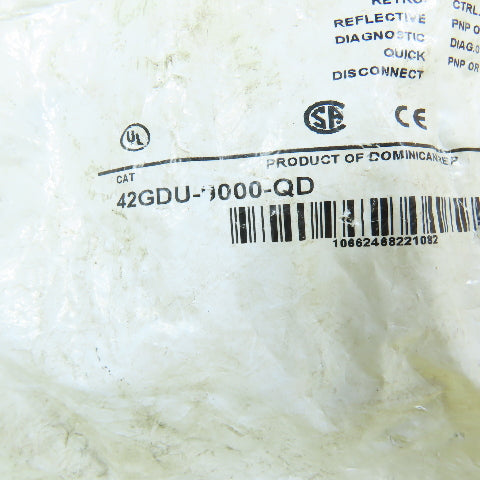 Allen-Bradley 42GDU-9000-QD Retroreflective Diagnostic Sensor 10-30VDC