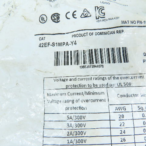 Allen Bradley 42EF-S1MPA-Y4 Sharp Cutoff Photoelectric Sensor 11-30VDC