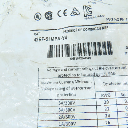 Allen Bradley 42EF-S1MPA-Y4 Sharp Cutoff Photoelectric Sensor 11-30VDC