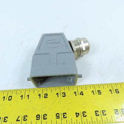 Harting 09160243101 HAN 24DD-F-C 24-Pin Connector Insert Hood & Cable Gland 250V