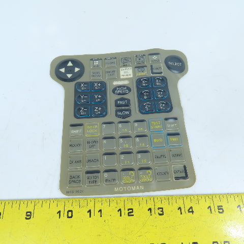 Motoman NKS-002E Robot Teach Pendant Membrane Keypad Overlay