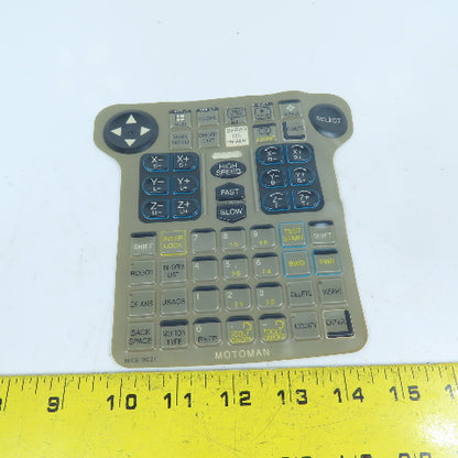 Motoman NKS-002E Robot Teach Pendant Membrane Keypad Overlay
