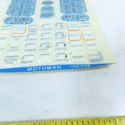 Motoman YKS-012E Robot Teach Pendant Membrane Keypad Overlay