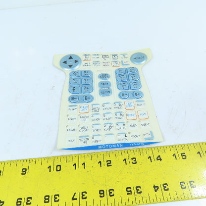 Motoman YKS-012E Robot Teach Pendant Membrane Keypad Overlay