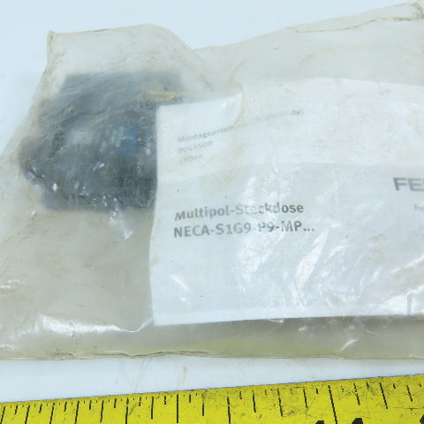 Festo 573695 NECA-S1G9-P9-MP5 Multi-Pin Plug Socket D-Sub 9-Pin 24VDC