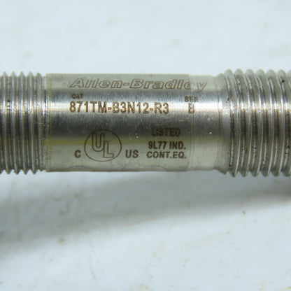 Allen-Bradley 871TM-B3N12-R3 12mm Inductive Proximity Sensor 2-Wire AC/DC