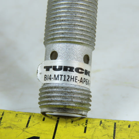 Turck BI4-MT12HE-AP6X-H1141 M12 Inductive Proximity Sensor 10-30VDC