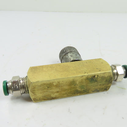Parker F400B-11CH Hydraulic Flow Control Valve 2000 PSI 5GPM 1/4" NPT