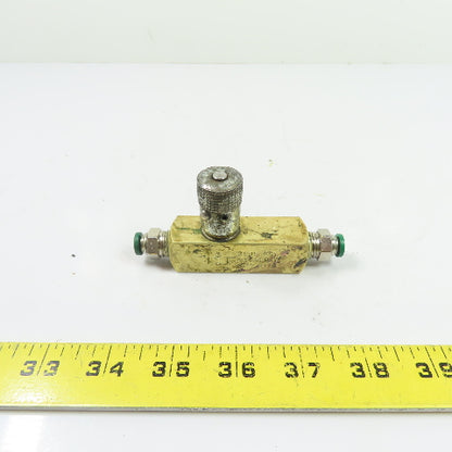 Parker F400B-11CH Hydraulic Flow Control Valve 2000 PSI 5GPM 1/4" NPT