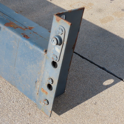 12' x 5" x 1-5/8" Shaved Pin Pallet Racking Beam Shelf 6,150Lb.