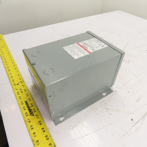 Square D 3S1F 3KVA General Purpose Transformer 480/240V Pri 120/240V Sec