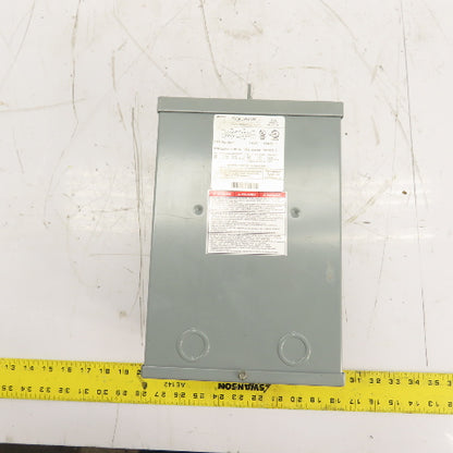 Square D 3S1F 3KVA General Purpose Transformer 480/240V Pri 120/240V Sec