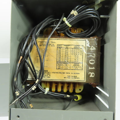 Neeltran 5067070 4835 2KVA 1Ph Transformer 208/480V Pri 120/240V Sec